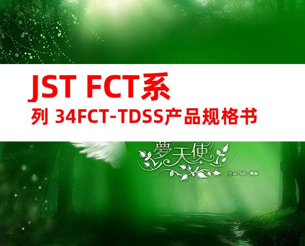 JST FCT系列 34FCT-TDSS产品规格书